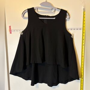 Kit and Ace wool and cashmere black high low top swing top. Size 10.